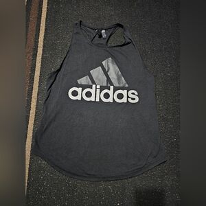 Adidas Charcoal Sleeveless Top